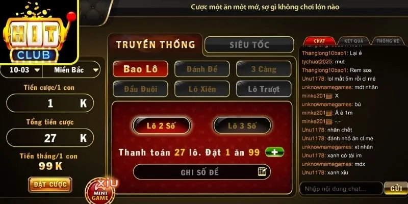 Lô Đề Hitclub – Sân Chơi Dự Đoán Thu Hút Đông Đảo Newbie 3 Hình thức đánh đề thu hút được nhiều người tham gia